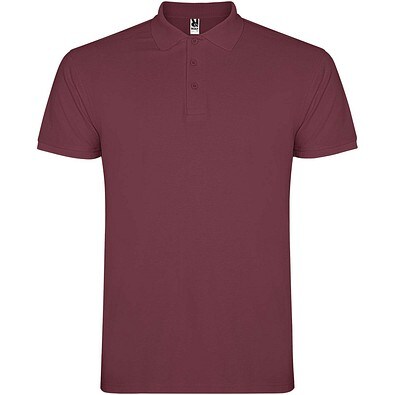 Star 200 g/m² Poloshirt für Herren, beerenrot, XS