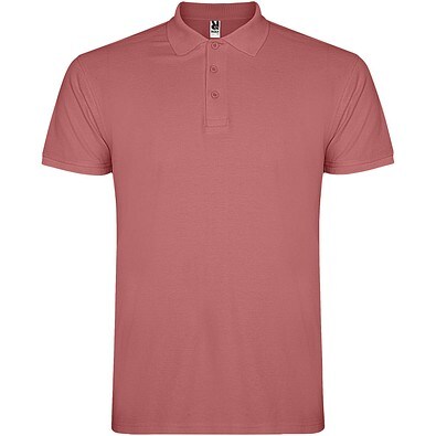 Star 200 g/m² Poloshirt für Herren, chrysanthemenrot, XS
