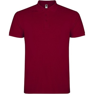 Star 200 g/m² Poloshirt für Herren, granatrot, XS