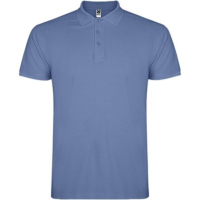 Star 200 g/m² Poloshirt für Herren, riviera blau, XS