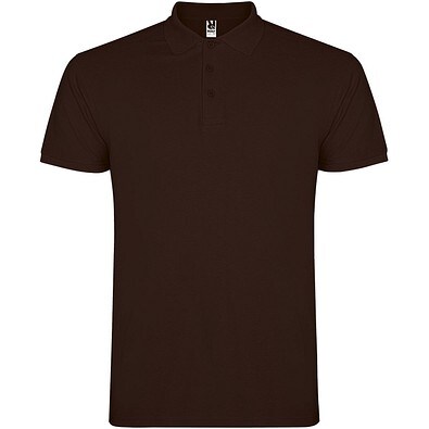 Star 200 g/m² Poloshirt für Herren, schokolade, XS