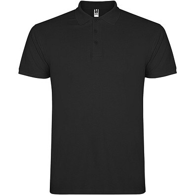 Star 200 g/m² Poloshirt für Herren, schwarz, XS