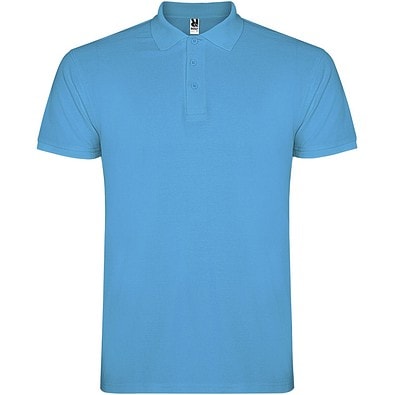 Star 200 g/m² Poloshirt für Herren, türkis, XS