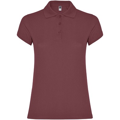 Star Poloshirt für Damen, Berry Red, XL