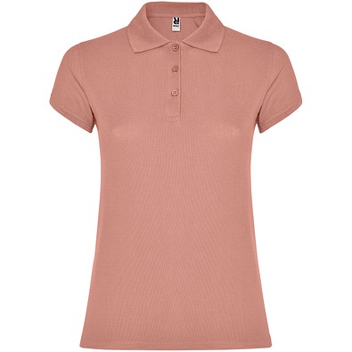 Star Poloshirt für Damen, Clay Orange, M