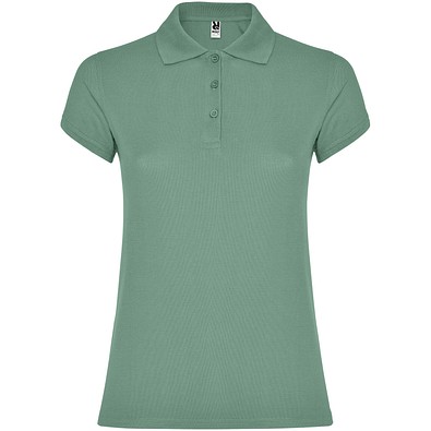 Star Poloshirt für Damen, Dark Mint, XL