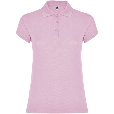 Star Poloshirt für Damen, hellrosa, XL