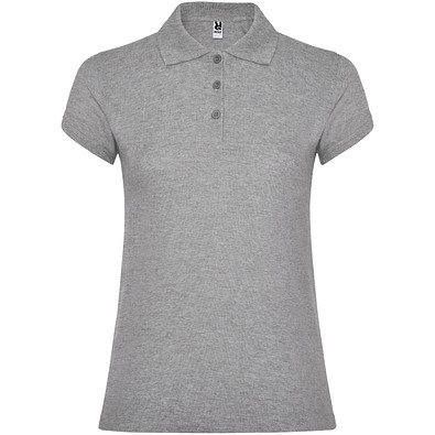 Star Poloshirt für Damen, Marl Grey, 3XL