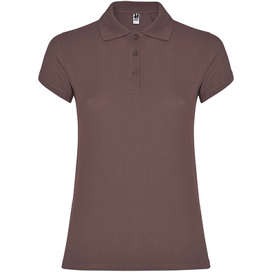 Star Poloshirt für Damen, Pale Red, S