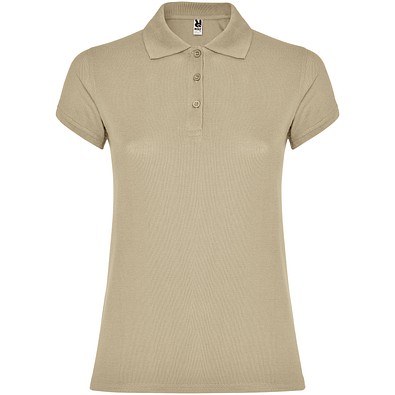 Star Poloshirt für Damen, sand meliert, 2XL