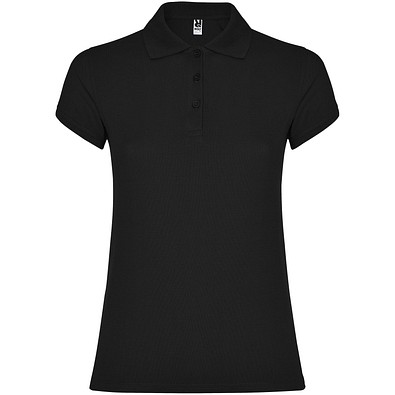 Star Poloshirt für Damen, schwarz, 3XL