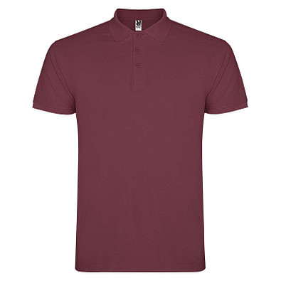 Star Poloshirt für Herren, Berry Red, 2XL