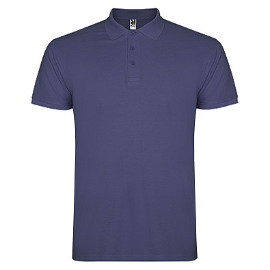 Star Poloshirt für Herren, Blue Denim, M