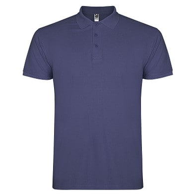 Star Poloshirt für Herren, Blue Denim, S