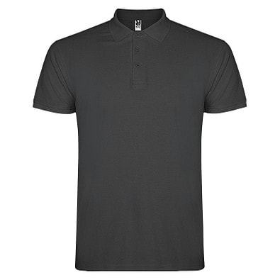 Star Poloshirt für Herren, Dark Lead, S