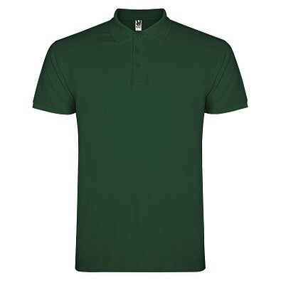 Star Poloshirt für Herren, dunkelgrün, S
