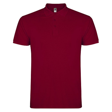 Star Poloshirt für Herren, Garnet, 2XL