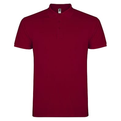 Star Poloshirt für Herren, Garnet, S