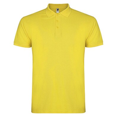 Star Poloshirt für Herren, gelb, S