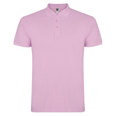 Star Poloshirt für Herren, hellrosa, S
