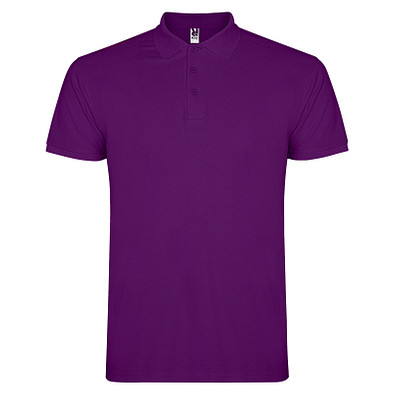 Star Poloshirt für Herren, lila, 3XL