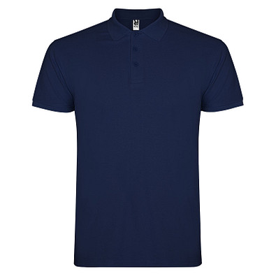Star Poloshirt für Herren, Navy Blue, L