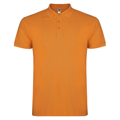 Star Poloshirt für Herren, orange, L