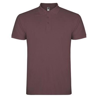 Star Poloshirt für Herren, Pale Red, S