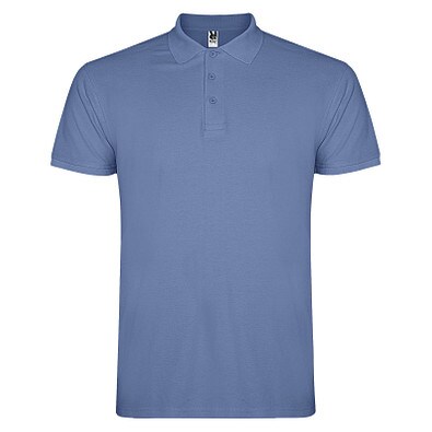 Star Poloshirt für Herren, Riviera Blue, S