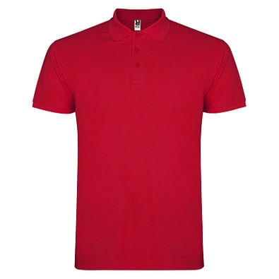 Star Poloshirt für Herren, rot, S