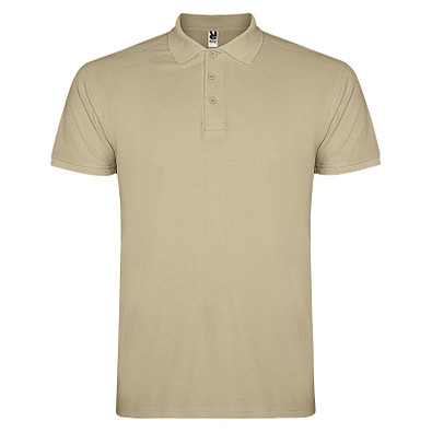 Star Poloshirt für Herren, sand meliert, XL