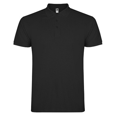Star Poloshirt für Herren, schwarz, L