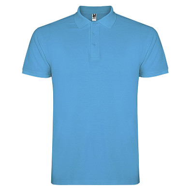 Star Poloshirt für Herren, türkis, 3XL