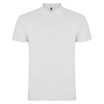 Star Poloshirt für Herren, weiss, S