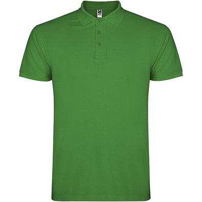 Star Poloshirt für Kinder, Tropical Green, 5/6