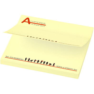 Sticky-Mate® Haftnotizen 75 x 75, 50 Blatt, hellgelb