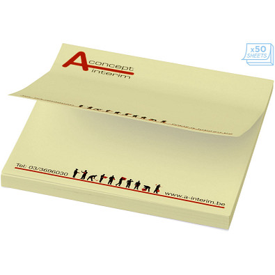 Sticky-Mate® Haftnotizen 75 x 75, 100 Blatt, hellgelb