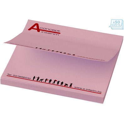 Sticky-Mate® Haftnotizen 75 x 75, 100 Blatt, hellrosa