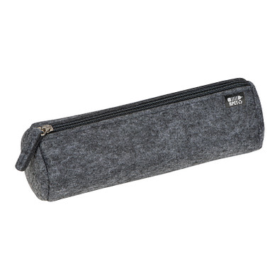 Stiftemäppchen aus recyceltem Filz , anthrazit