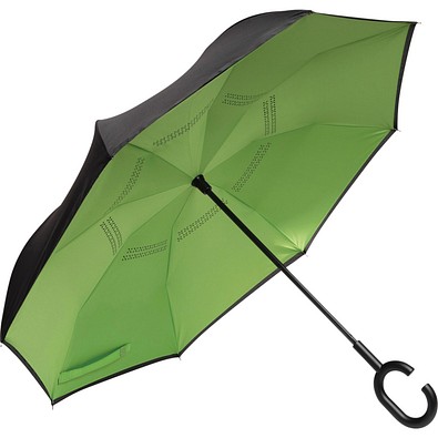 Stockschirm FLIPPED, hellgrün-schwarz