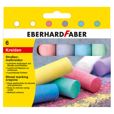 Faber-Castell Straßenmalkreide 6er Set
