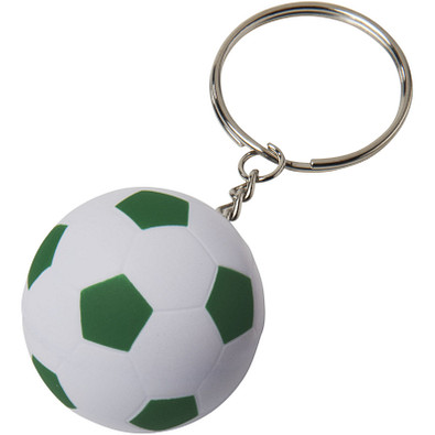 Striker Fußball Schlüsselanhänger, weiss,grün Striker Fußball Schlüsselanhänger, weiss,grün