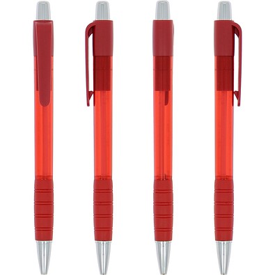 Striped Grip Pen Rot Blaue Tinte
