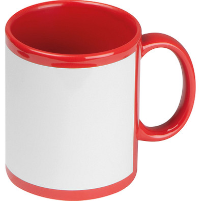 Sublimationstasse, 300 ml, rot Sublimationstasse, 300 ml, rot
