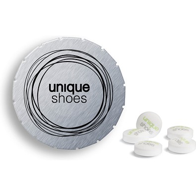 Super Mini Clic Clac Box, 12 g, Sweetprints Pfefferminz, blank, inkl. Druck