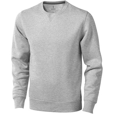 ELEVATE Unisex Pullover Surrey, grau meliert, M