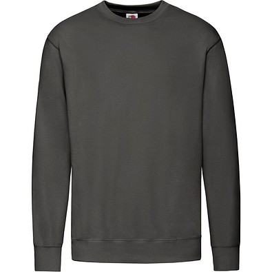 Sweatshirt Lightweight Set-In S Unisex, S, DUNKELGRAU