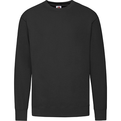 Sweatshirt Lightweight Set-In S Unisex, XXL, SCHWARZ