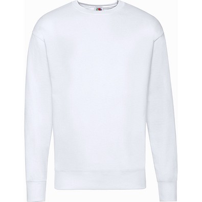 Sweatshirt Lightweight Set-In S Unisex, XXL, WEISS