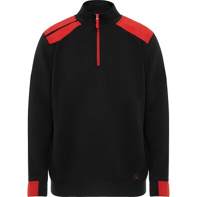 Farblich kombiniertes Sweatshirt Maverick, XXXL, schwarz/rot